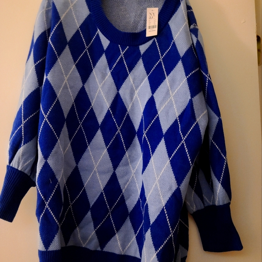 Argyle sweatshirt